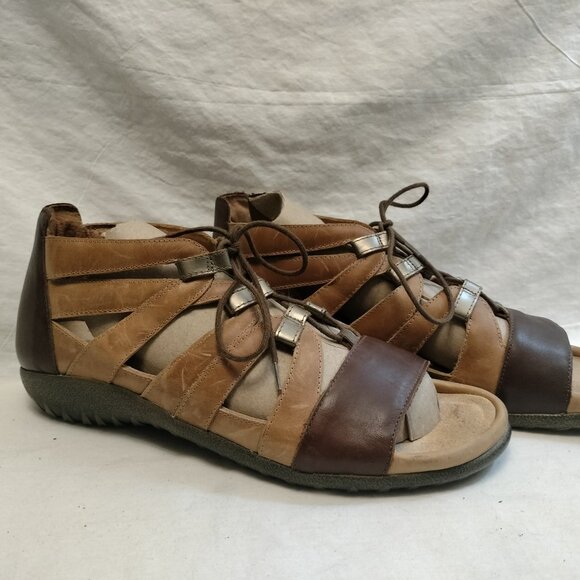 Naot Selo Lace-up Sandals - Picture 1 of 8